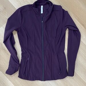 Athleta Plum Zip-Up Triumph Jacket - Size M